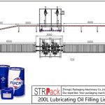 Automatic 200L Lubricating Oil Filling Line