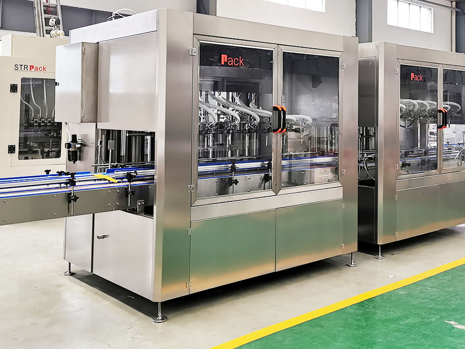 Lubricant Oil Filling Machine , Lube Oil Filling Line Strpack