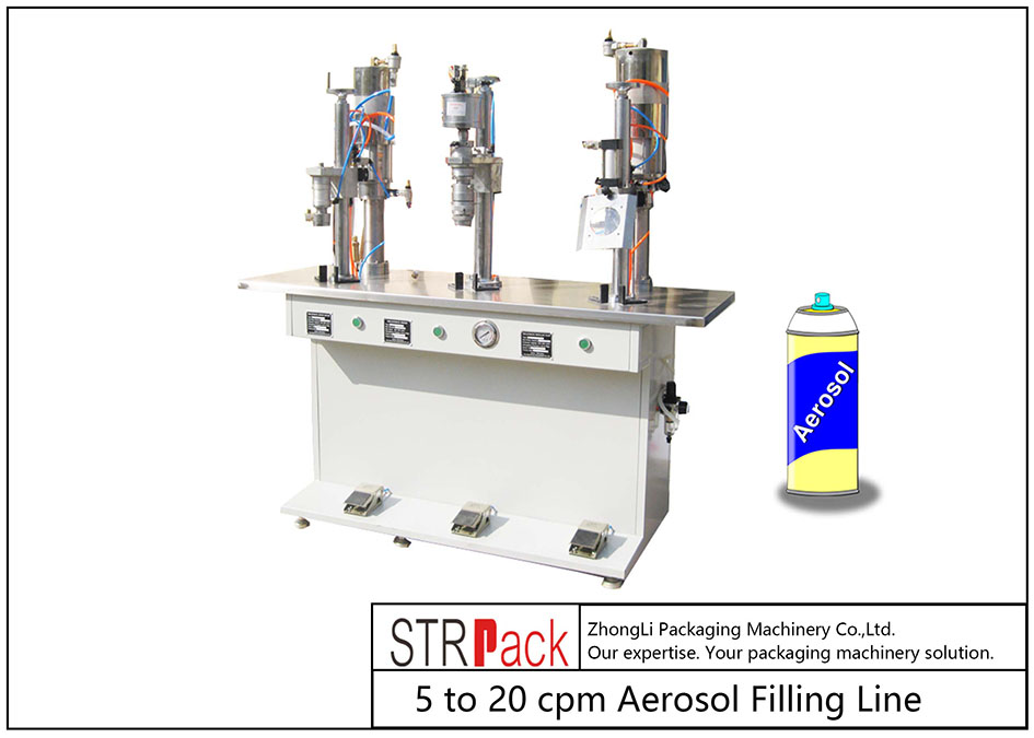 Semi-auto Aerosol Filling Machine