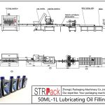 Automatic 50ML-1L Lubricating Oil Filling Line