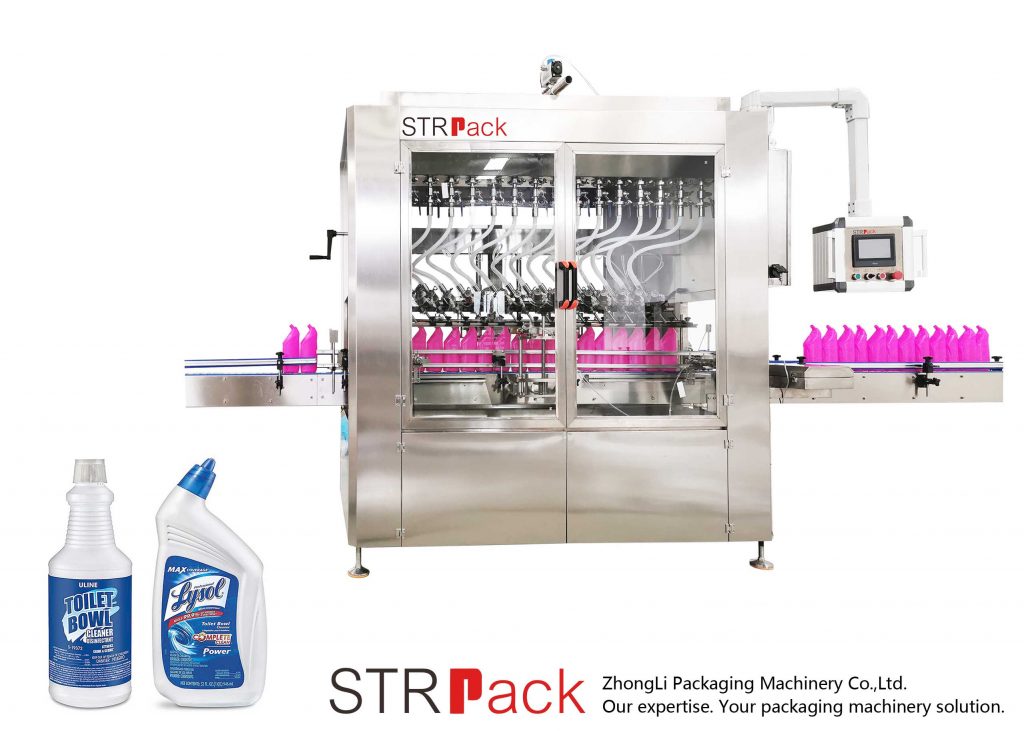 Angled-neck Bottle Liquid Filling Machine