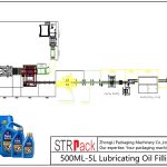 Automatic 500ML-5L Lubricating Oil Filling Line