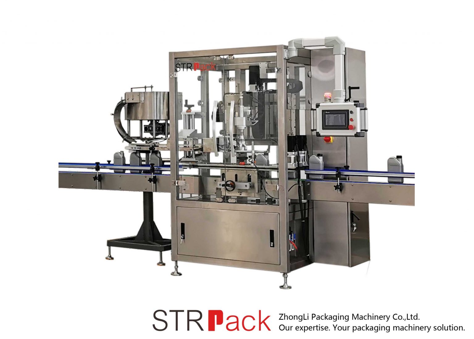 Automatic Continuous Capping Machine - Strpack