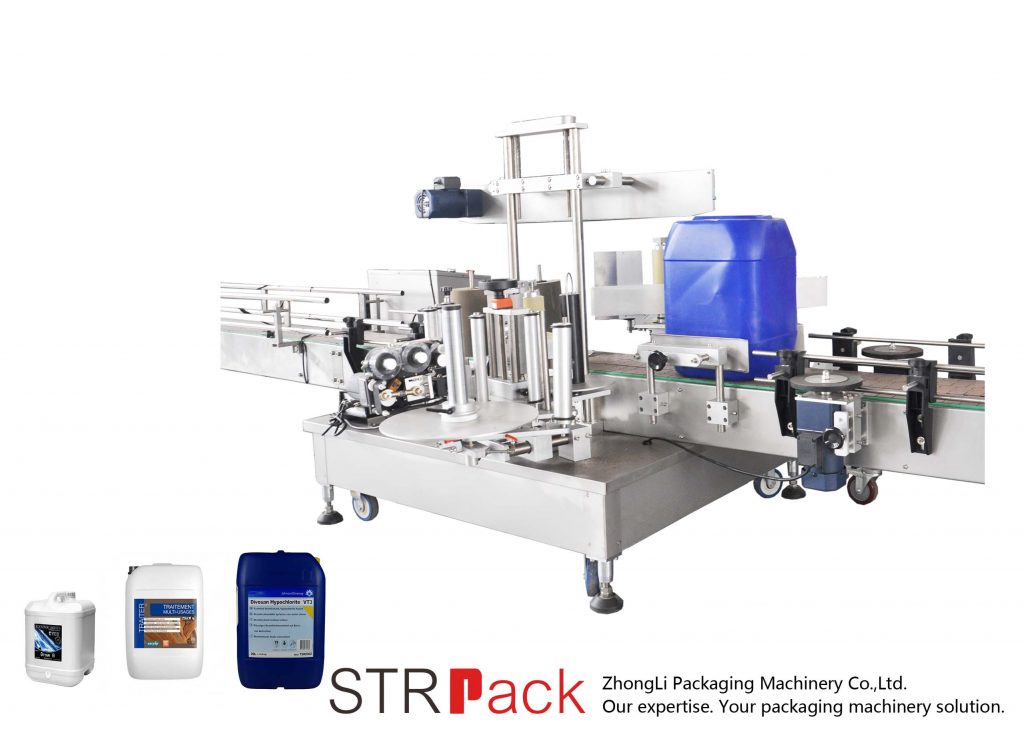 Automatic Double Side Labeling Machine for 5-25L drum