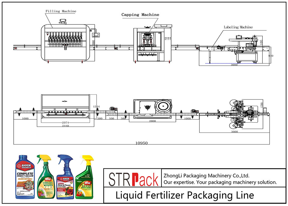 Automatic Liquid Fertilizer Packaging Line