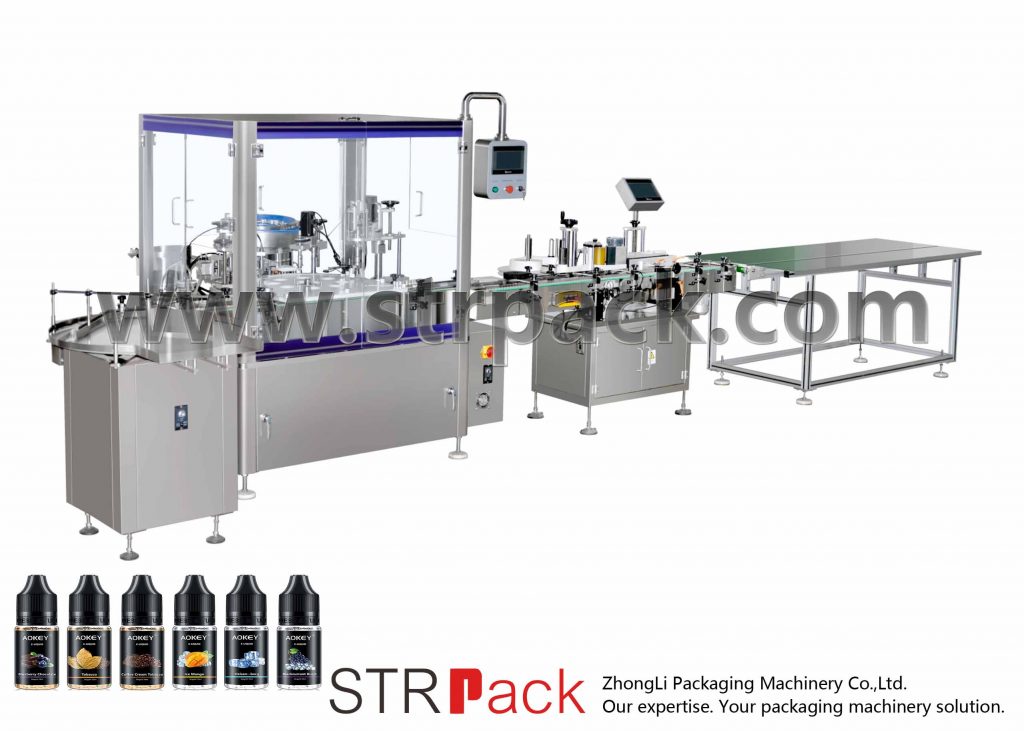 Oil Filling & Corking & Capping Machine