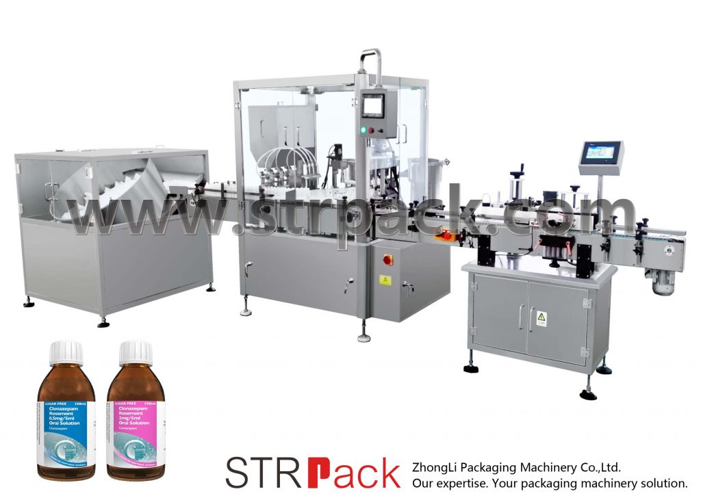 Oral Liquid Syrup Filling and Capping Machine