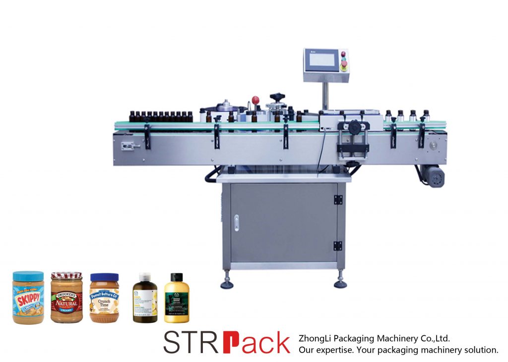 Vertical Self-Adhesive Round Bottle Labeling Machine